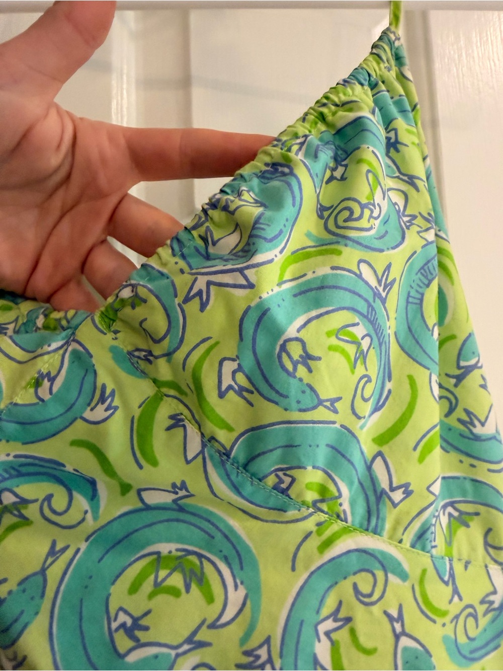 Lilly Pulitzer Halter Dress Sz 10 Leapin’ Lizard